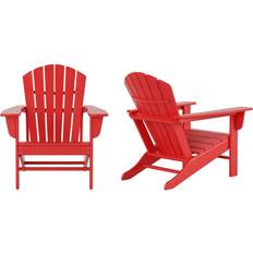 Aluminum Sun Chairs WESTIN OUTDOOR Mason Red HDPE