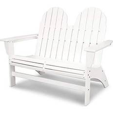 Outdoor Sofas & Benches Polywood Vineyard Adirondack Park Garden Bench