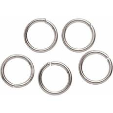 Glorex Anneaux 8 mm 20 pièces Argenté