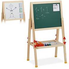 Scrivanie Relaxdays Lavagnetta Per Bambini Regolabile In Altezza 81-104 x 45 x 42 cm