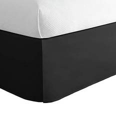 Copriletti Levinsohn Textiles Gonna Da Letto Classica Misura In Microfibra 14 In Volant Antipolvere Nera Copriletto Nero