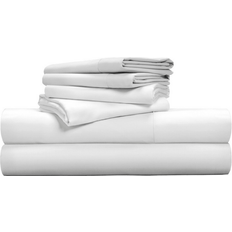 PILLOW GUY Classic Cool & Crisp Set - Light Grey / Full Bed Sheet Grey