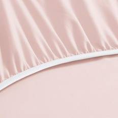 Swift Home King Fitted Double Brushed Ultra Soft 16 Deep Bed Sheet Pink