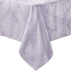 Rectangle Cloths & Tissues Elrene Home Fashions Barcelona Jacquard Damask Tablecloth White