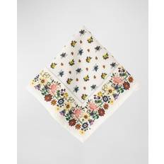 Yellow Cloth Napkins Juliska Mirabelle Linen Cloth Napkin Blue, Yellow, White