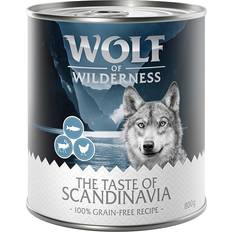 Wolf of Wilderness Comida para perros Mascotas Wolf of Wilderness 6 x 800 g - Pack Económico