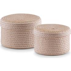 2-Piece Set with Lids 16 x 10/17 x 12 cm
