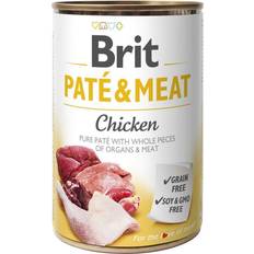 Brit Hundefoder - Vådfoder Kæledyr Brit Pate & Meat Chicken 400