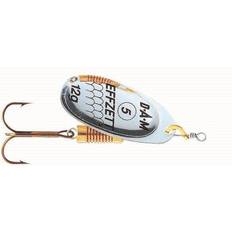Fiskegrej DAM Effzett Spinner Sølv #3 6 g Ribejagtogfikseri.dk