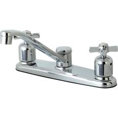 Kingston Brass FB111ZX Millennium 8-Inch Centerset Kitchen Faucet Grey, Nickel