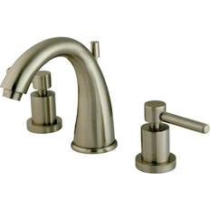 Kingston Brass KS2968DL 8 in Widespread Bathroom Faucet Brushed Nick Nickel, Grey