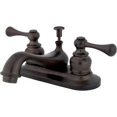 Kingston Brass KB605BL 4 in Centerset Bathroom Faucet Brown, Bronze