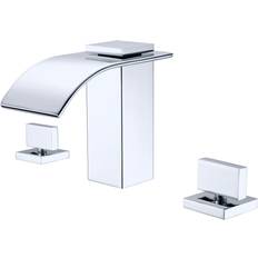 Waterfall 8 Inch Widespread Bathroom Sink Faucet
