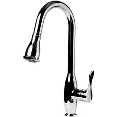 Silver Faucets ALFI brand Polished Traditional Gooseneck Gray, Silver