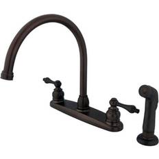 Kingston Brass Vintage Centerset Gooseneck Kitchen Brun, Bronserad mässing