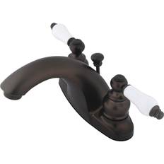 Kingston Brass KB7645PL 4 in Centerset Bathroom Faucet Bronze, Brown, Brass