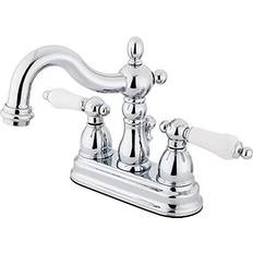 Brushed Basin Faucets Kingston Brass KB1601PL Heritage 4-Inch Gray