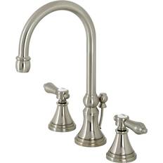 Kingston Brass KS2988BAL Heirloom Widespread Bathroom Faucet Brushed Nickel