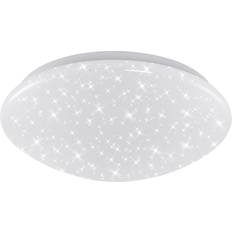 Led bedroom ceiling lights Briloner LED Round Lamp 12W Starry Sky Neutral White Bedroom Ø28cm 4000K Ceiling Flush Light