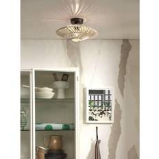 Rattan Loftplafonder Good & Mojo Lille Zanzibar Hvid Loftplafond 40cm