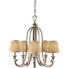 Elstead Lighting Abbey ljuskrona Silver Pendellampa