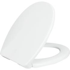 Luxe Bidet TS1008R Round Toilet Seat White