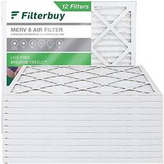 25 x 25 x 1 air filter Filterbuy 25x25x1 MERV 8 Pleated HVAC AC Furnace Air Filters 12-Pack