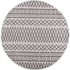 Solid Colour Carpets vidaXL Rug Washable White, Black cm