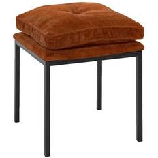 Metal Taburetter Nordic Furniture Group Skammel Sentado med Hynde 2 Pak Orange