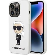 Iphone 14 pro vit Karl Lagerfeld iPhone 14 Pro Max Silicone Ikonik Vit