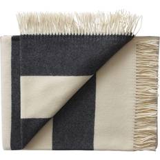Silkeborg Uldspinderi plaid The Sweater Tæppe Sort (200x130cm)