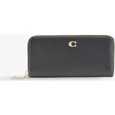 Coach Tegnebøger & Nøgleringe Coach Black Slim Accordion Zip Wallet B4/BLACK