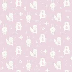 Chesapeake Bitsy Pink Woodland Wallpaper 20.9-in by 33-ft