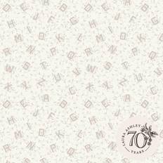 Laura Ashley Grey Wallpapers Laura Ashley Vliestapete Alphabet Dove Grey Grau FSC