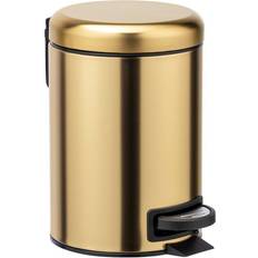 Wenko Cosmetic Pedal Bin Matte Gold 3L