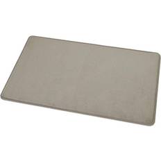 Rectangular Alfombras de baño Evideco Alfombra De Microfibra Lisa 45x75 cm - Taupe Gris, Marrón