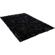 Faux sheepskin black rug on Me Faux Sheepskin Black