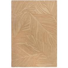 Flair Rugs Ullmatta Lino Leaf 120x170 Grå, Brun