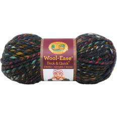 Lion Brand Wool-Ease Thick & Quick Yarn-Bedrock Stripes