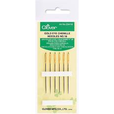 Clover Gold Eye Chenille Needles-Size 18 6/Pkg