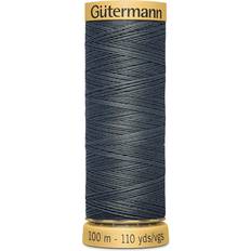 Yarn & Needlework Supplies Gutermann Dark Grey Natural Cotton Thread 110yd