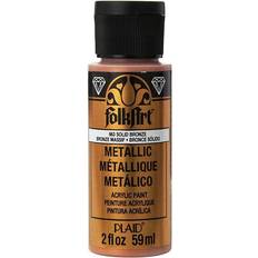 Plaid FolkArt Metallic Acrylic Paint 663 Solid Bronze 59 ml