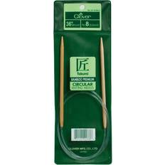 Clover Takumi Bamboo Circular Knitting Needles 36"-Size 15/10mm