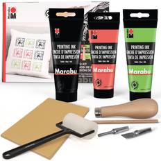 Marabu Arts & Crafts Marabu Block Printing Kit