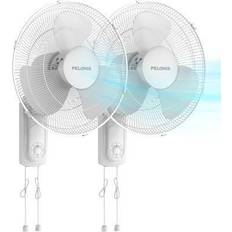 Cold Air Fans Wall-Mounted Fans Pelonis 16’’ Wall Mount Fan with 3 Speed Settings