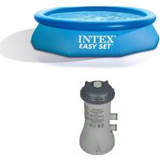 30 above ground pools Intex 10â x 30' Above Ground Inflatable Pool and Cartridge Pump System 28.6 Blue