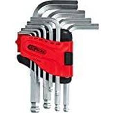 KS Tools Hex Keys KS Tools 151.4740 Kugelkopf-Innensechskant-Winkelstiftschlüssel-Satz, 10-tlg. Inbusschlüssel