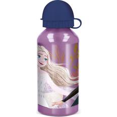 Negro Botellas de Agua Disney Frozen Botella Aluminio 400 ML Trust The Journey