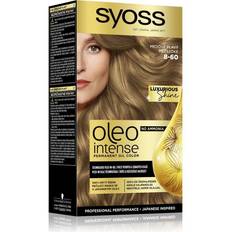 Hårfärg honey hårprodukter Syoss Oleo Intense permanent hair dye oil 8-60 Honey Blond