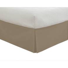 Valance Sheets on sale Luxury Hotel Classic Tailored Mocha Bed Sengekappe Brun